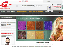 Tablet Screenshot of apc-cosmetics.com